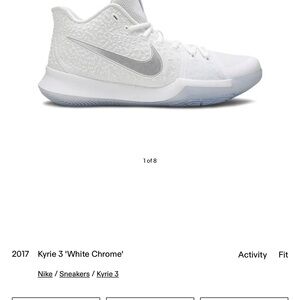 Nike Kids Sneakers White Chrome